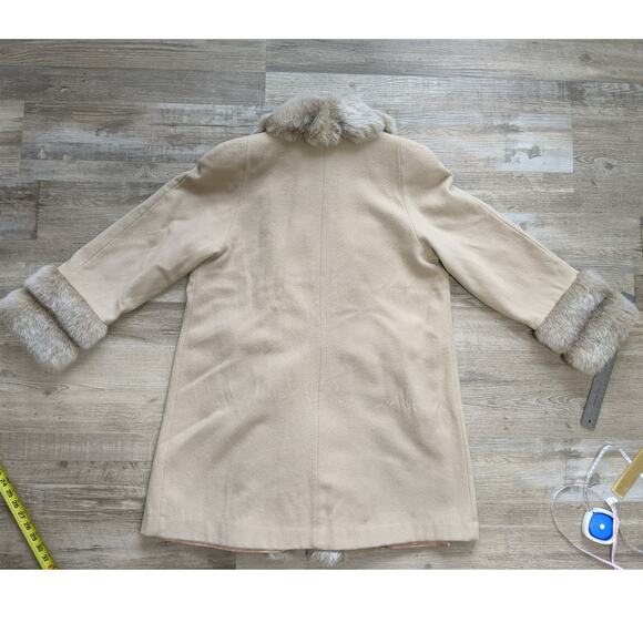 LN Vintage Alorna 80% wool faux fur coat - Picture 7 of 7